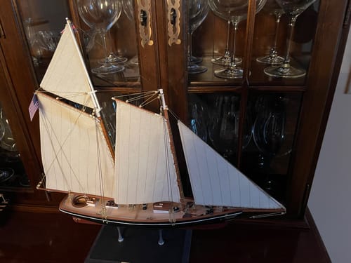 Reseña con foto de un cliente sobre Maqueta del Yate America 1851 – Copa América | Escala 1/75