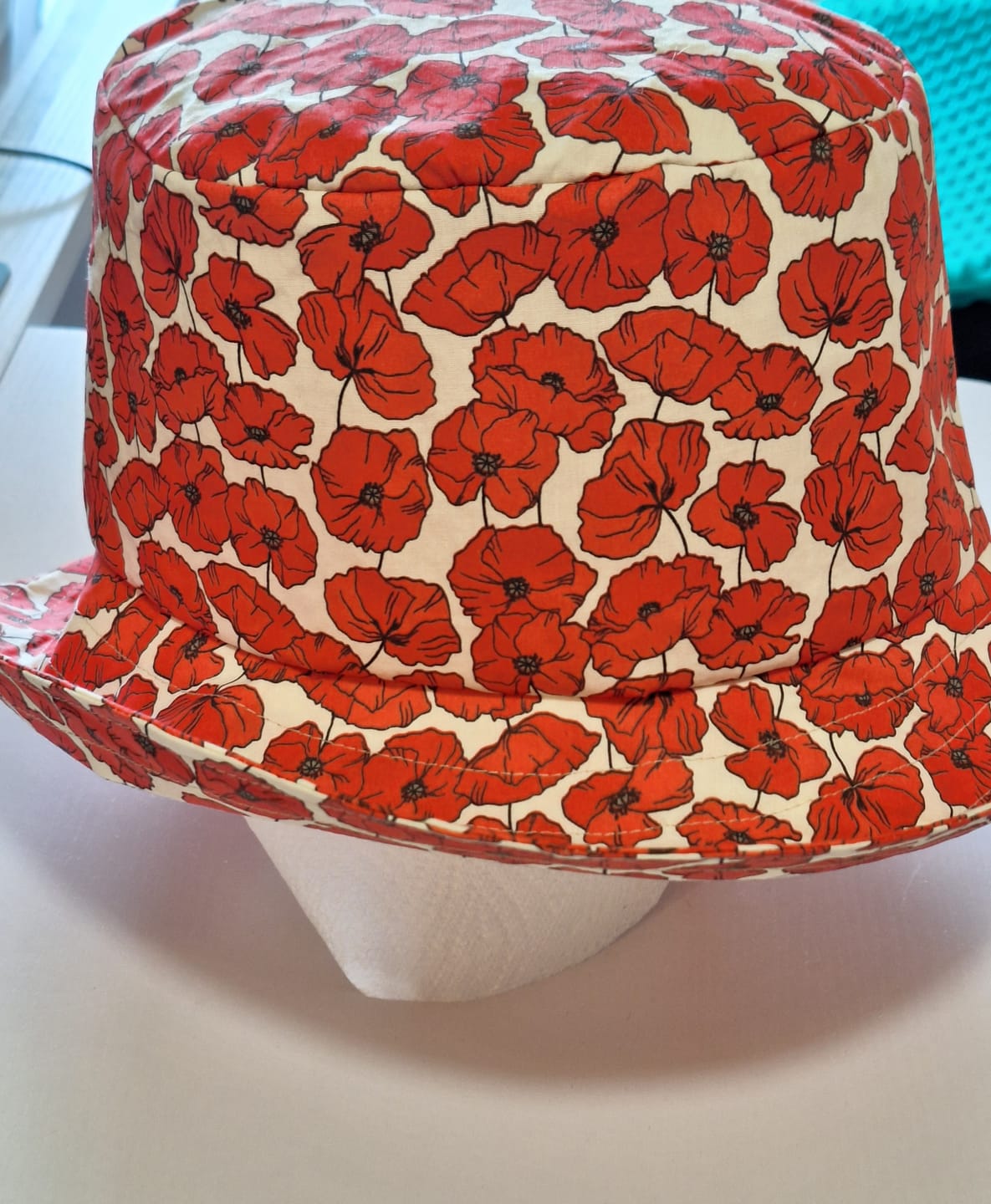 Customer photo review of Poppy Petals Polycotton Fabric