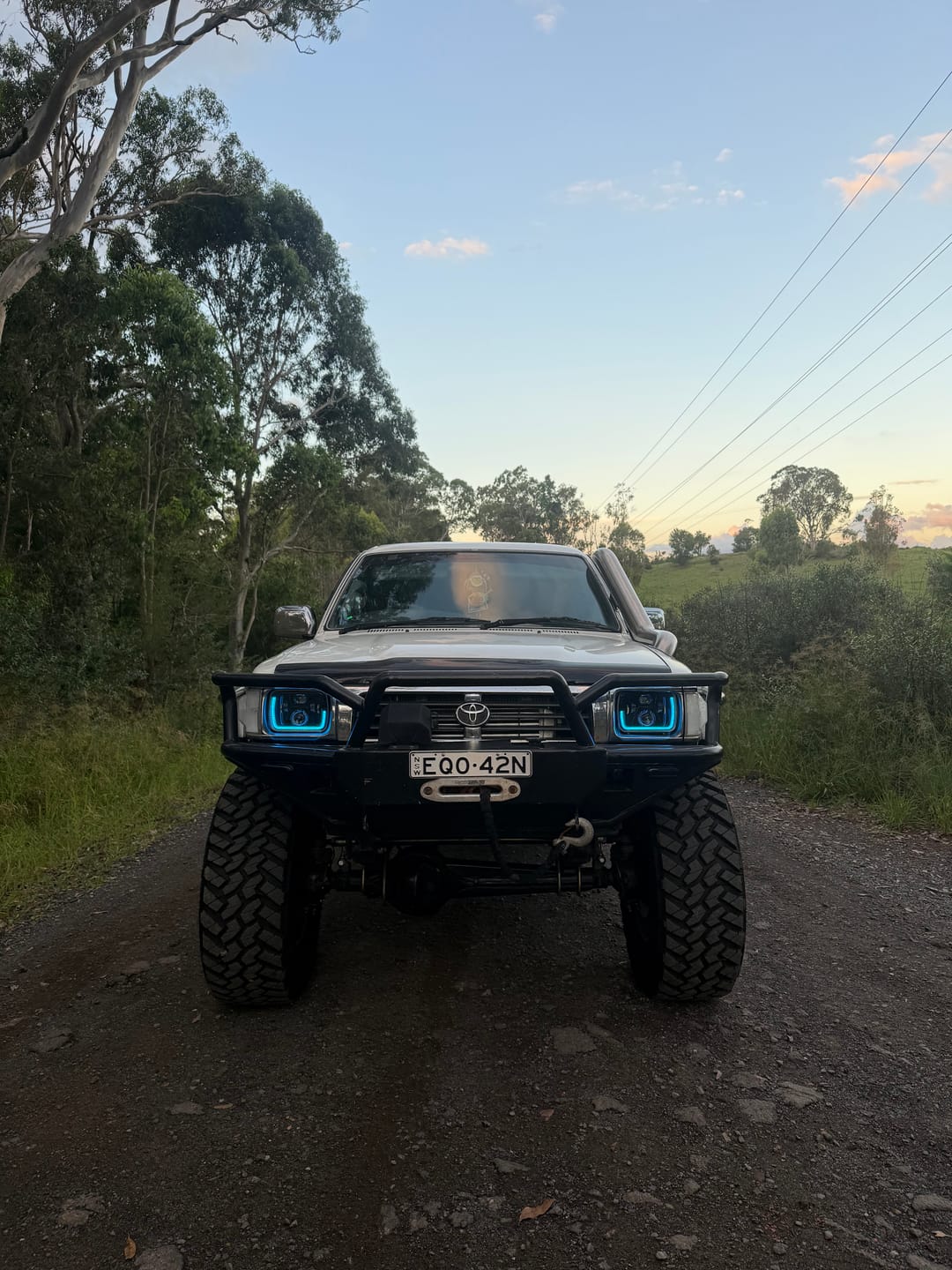 Customer photo review of 5X7" 'Angry Eye' Headlights