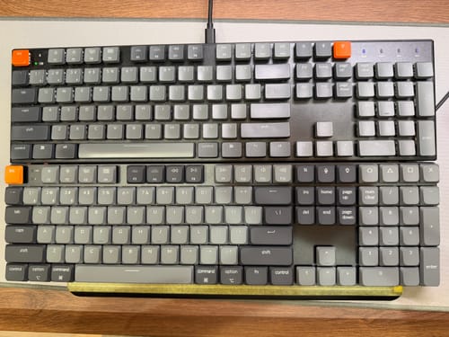 Customer photo review of Keychron K5 QMK 矮軸 無線機械鍵盤 第二代(英文版本-送注音轉印貼紙)