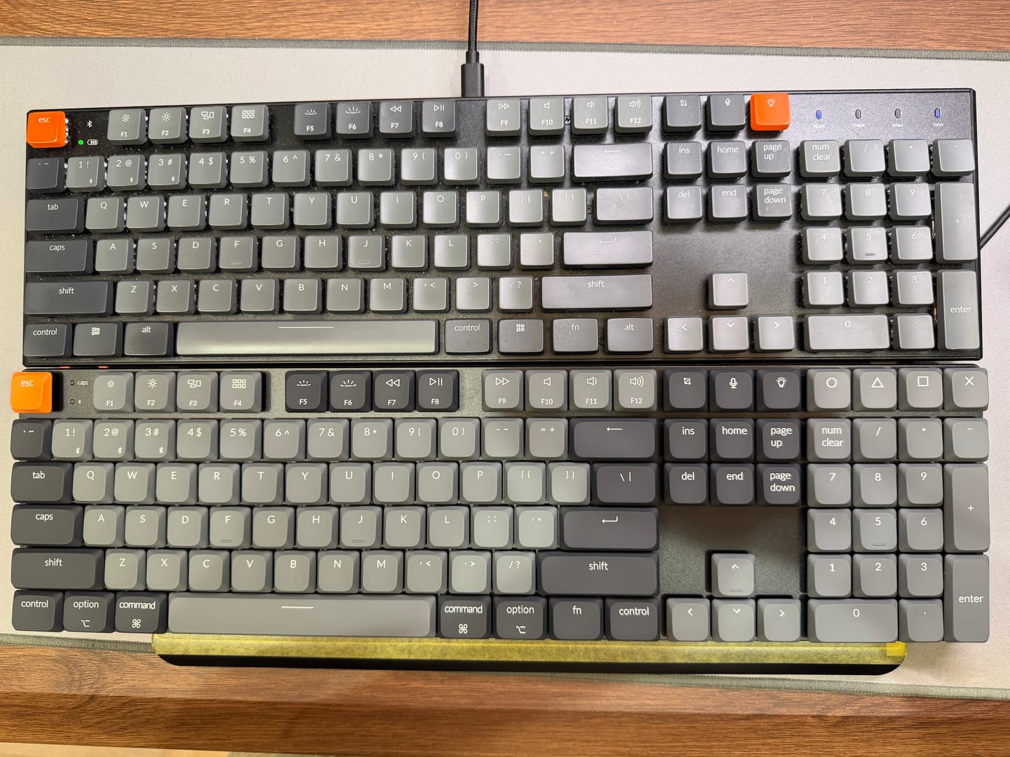 Customer photo review of Keychron K5 QMK 矮軸 無線機械鍵盤 第二代(英文版本-送注音轉印貼紙)