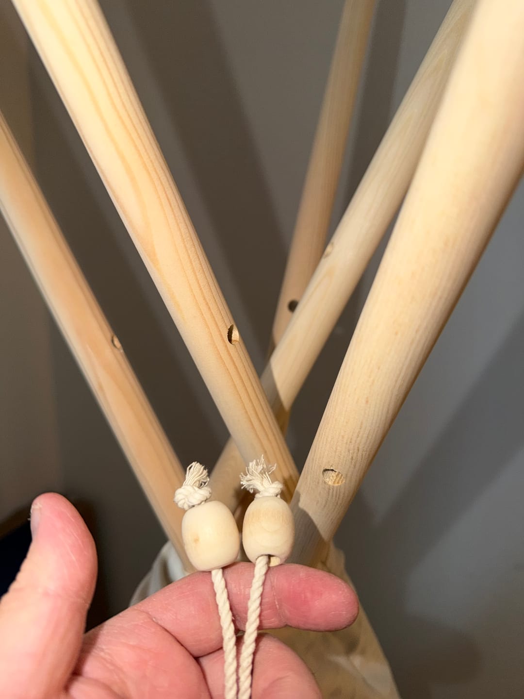 Customer photo review of “Beige” Teepee Tent