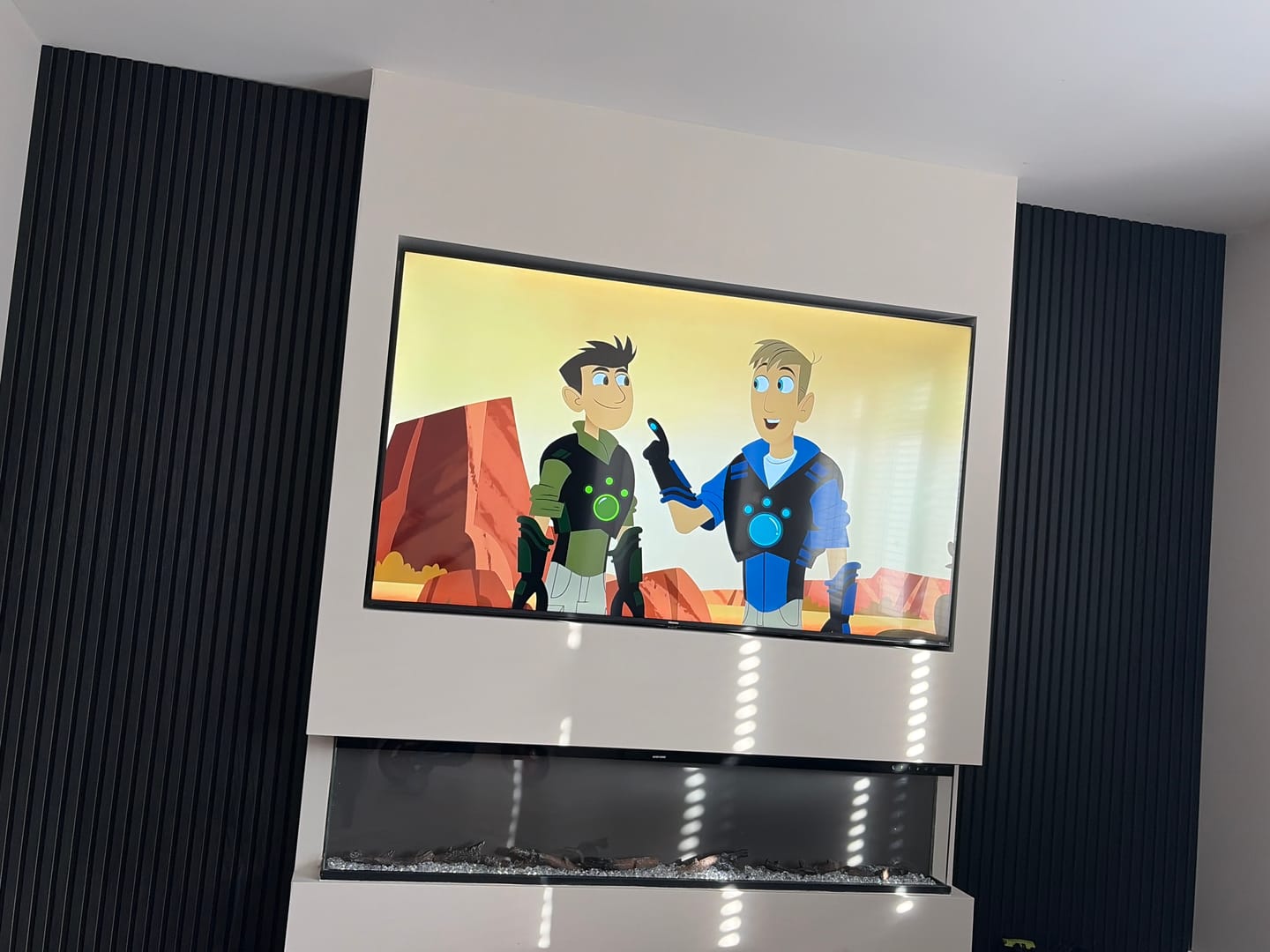 Customer photo review of Premium Acoustic Wall Panels - Black