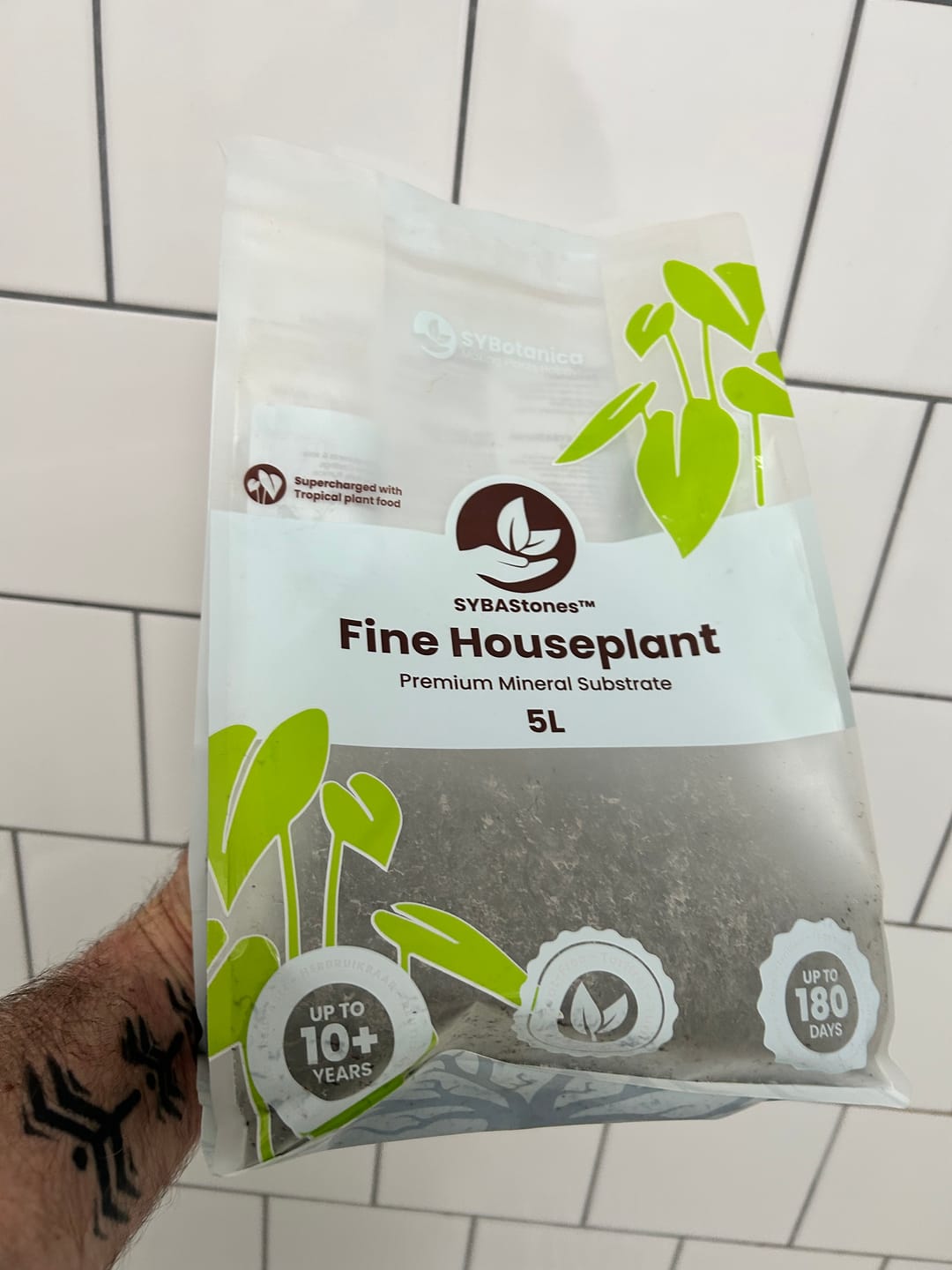 Customer photo review of Hex Self-Watering Plant Pots