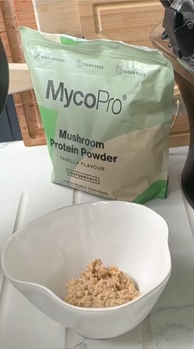 Customer photo review of MycoPro - Creamy Vanilla Protein Powder