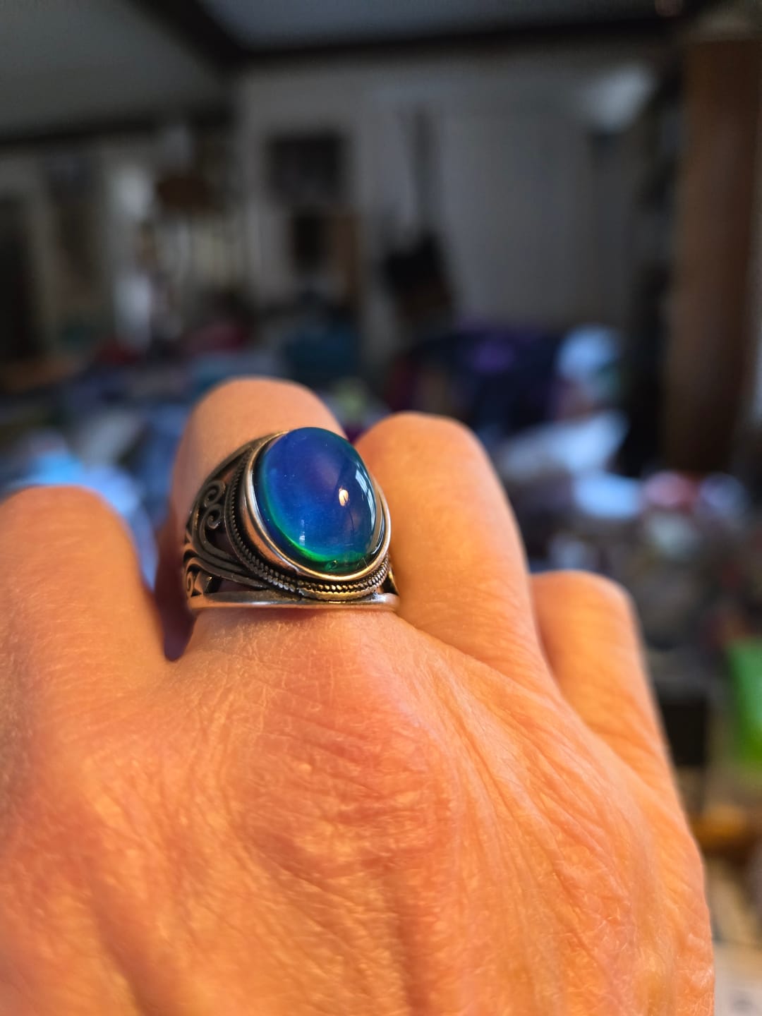 Customer photo review of New-Age Mood Ring