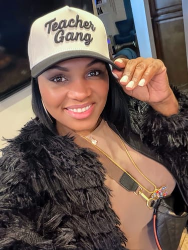 Customer photo review of Teacher Gang Hat
