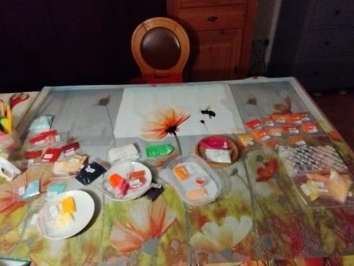 Customer photo review of Diamond Painting 10x Silicon Papier XL 150x200mm