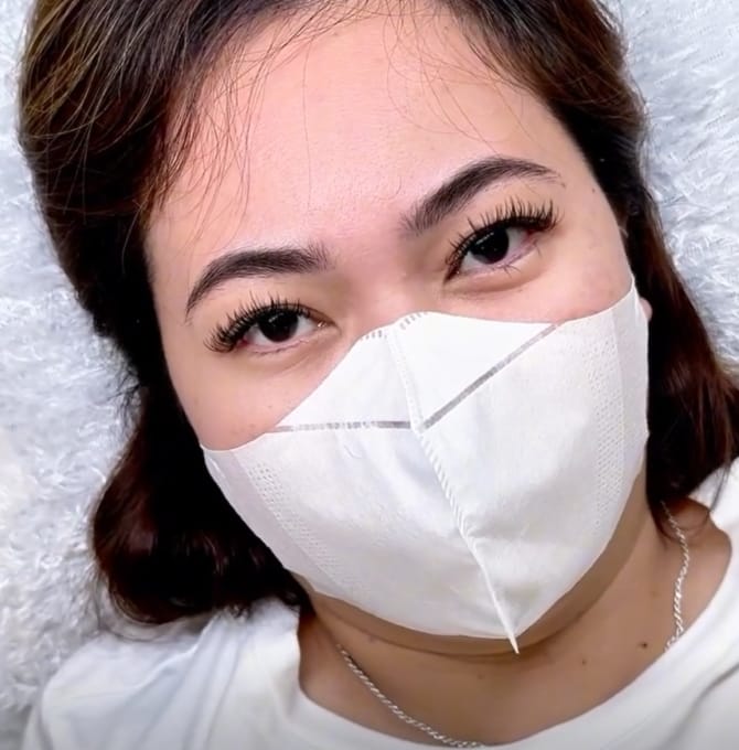 Customer photo review of Lash Primer for Natural Lashes | pH Balancer