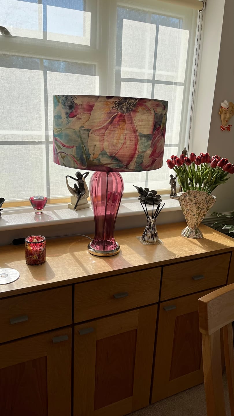 Customer photo review of Handmade Drum Handmade Lampshade