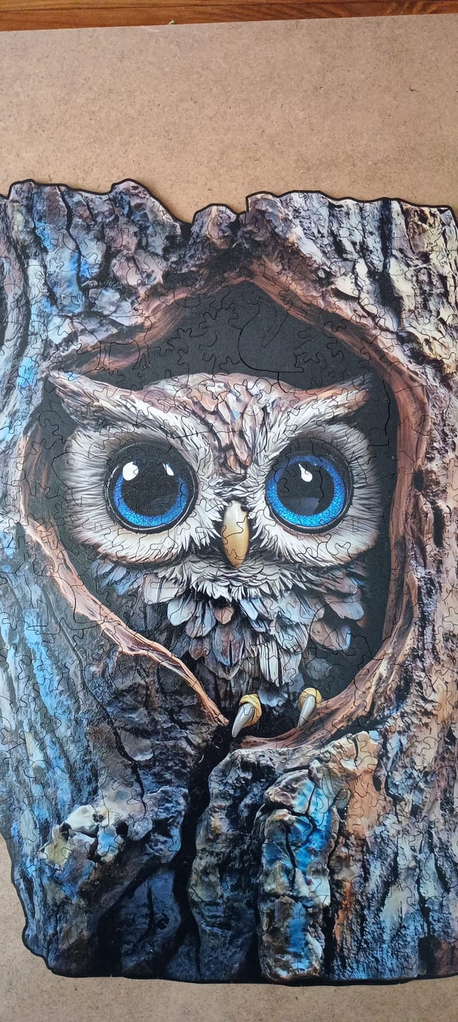 Customer photo review of Kadim Baykuş - Ahşap Puzzle