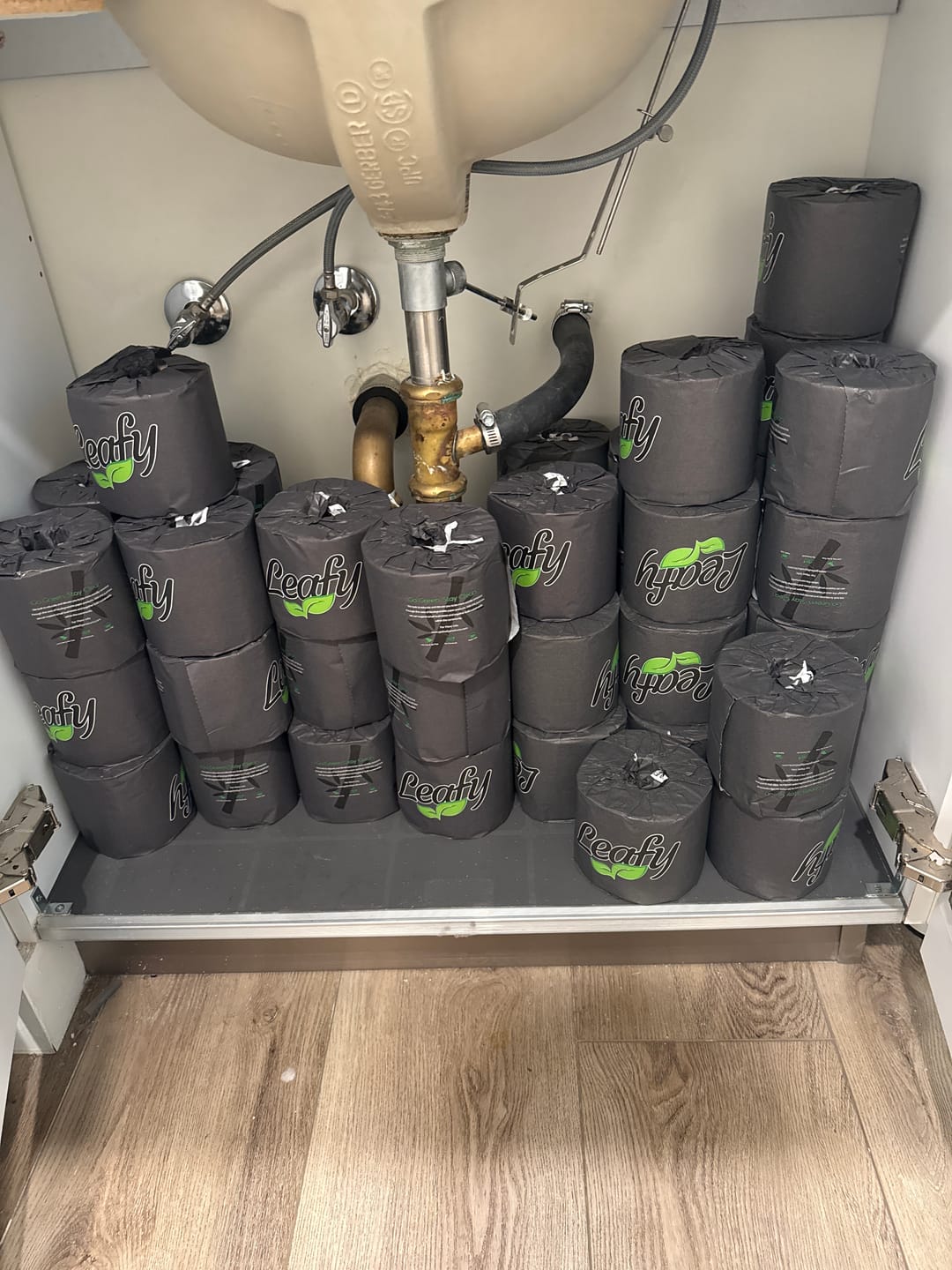 Customer photo review of Essential Toilet Paper 24 Single Roll Box