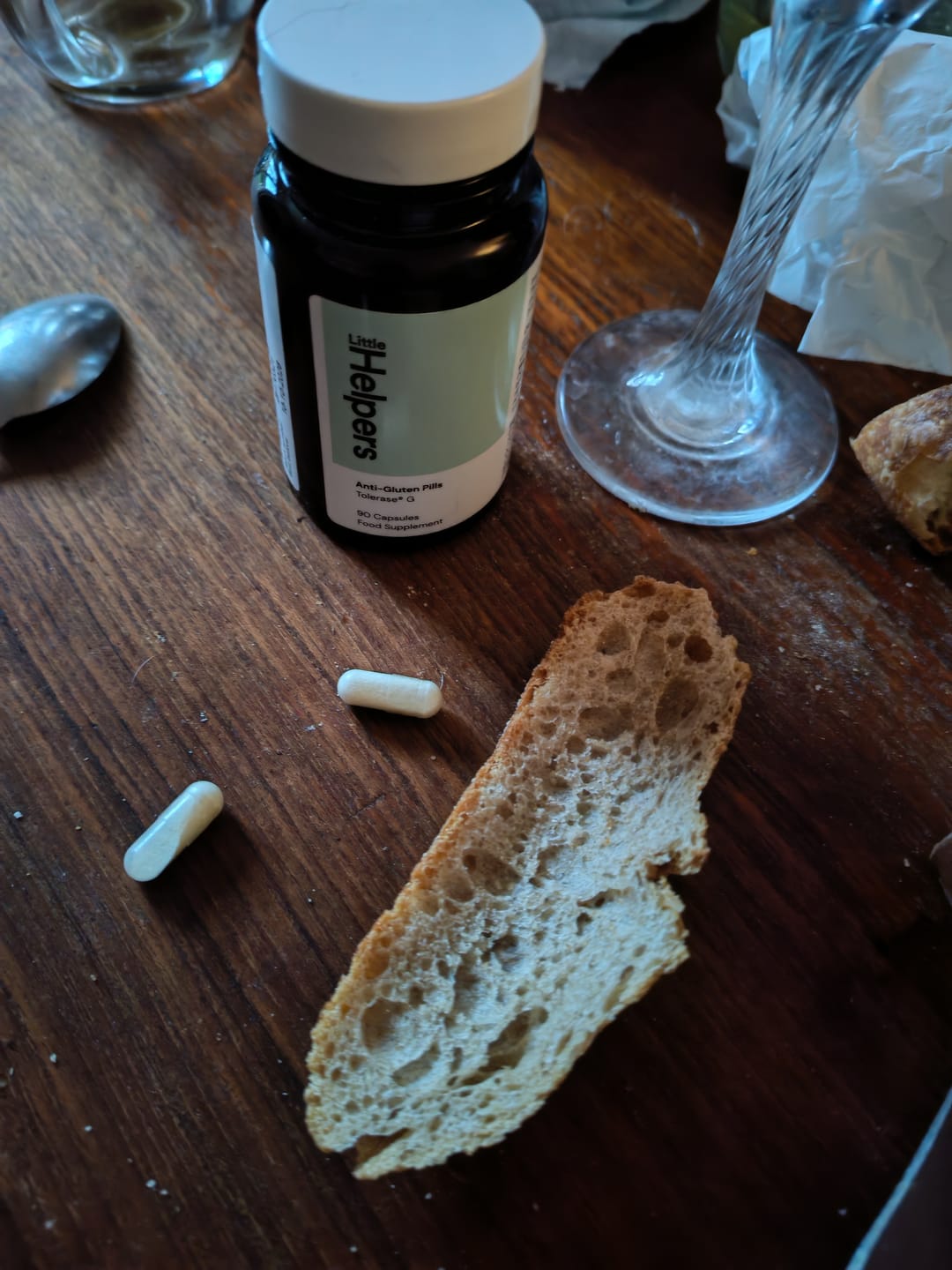 Customer photo review of Little Helpers Anti-Gluten Pills