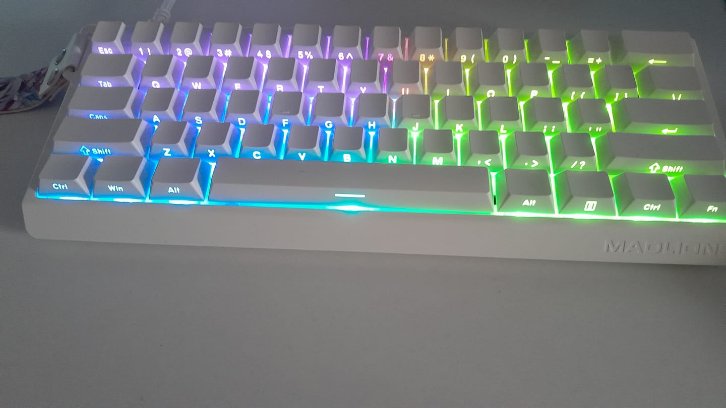 Customer photo review of FGG Madlions MAD60/68 Klavye (Manyetik Switch / HE)