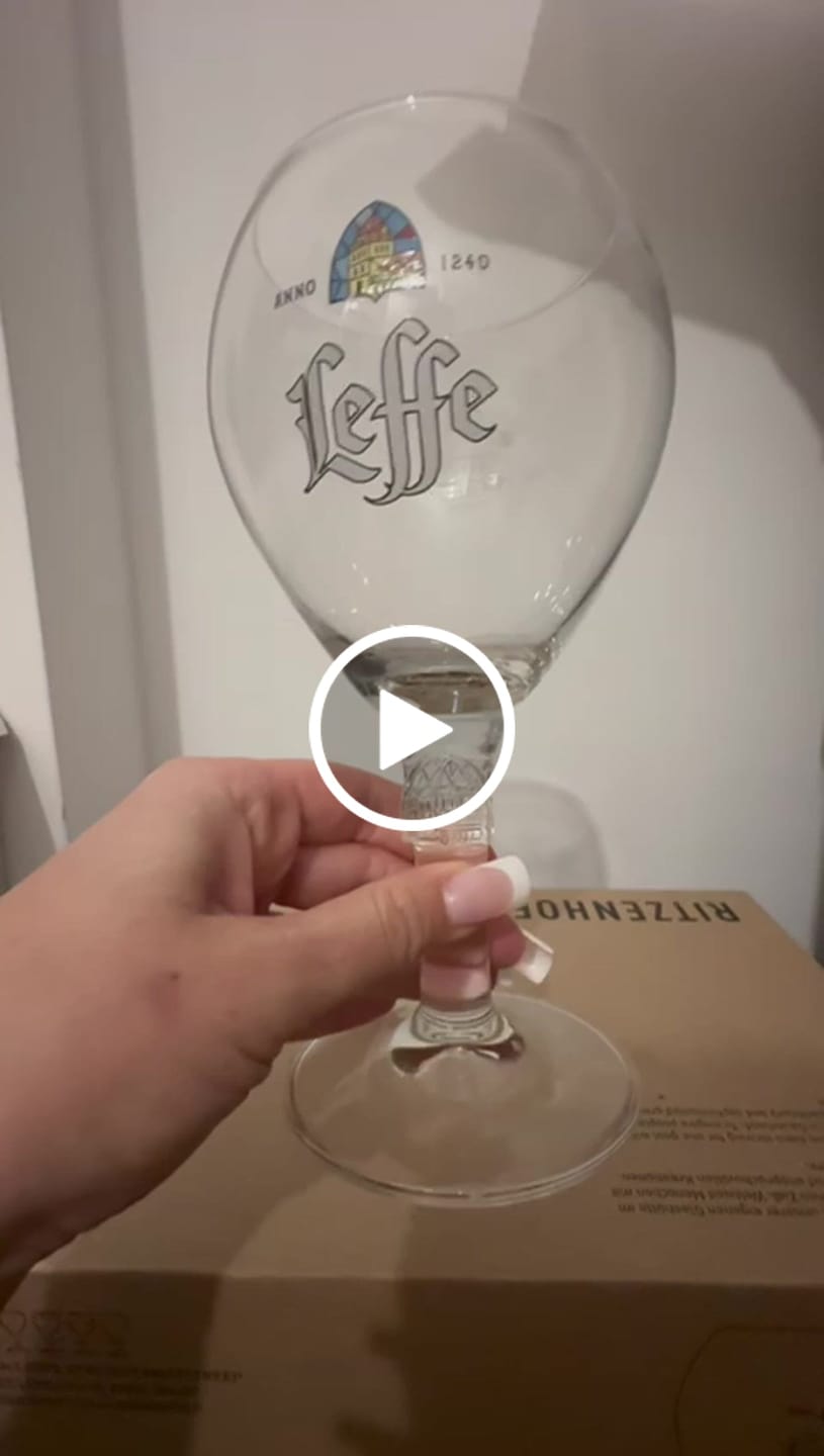 Customer video review of Leffe Bierglazen 330 ml - 6 Stuks