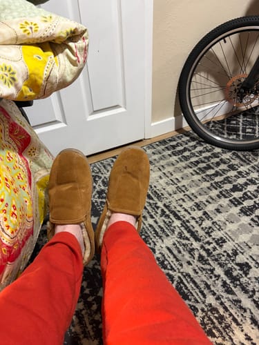 Customer photo review of Men's Romeo Sheepskin Slipper