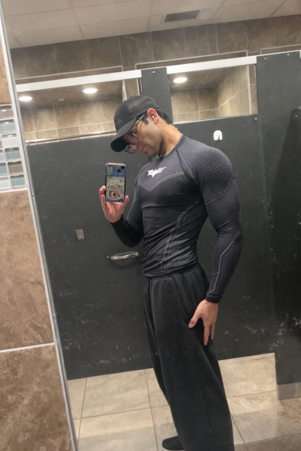 Customer photo review of 8004 - Batman Compression Longsleeves