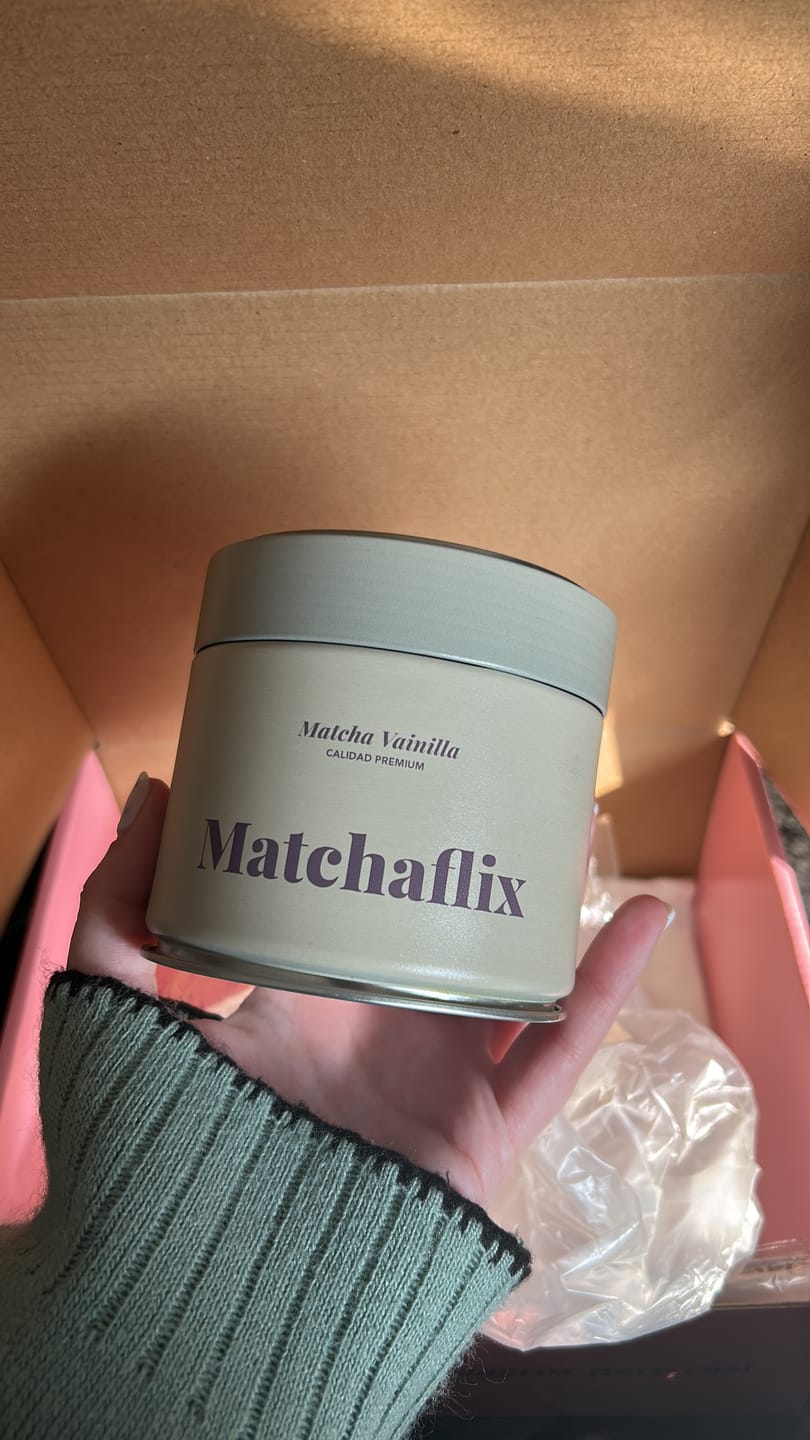 Customer photo review of Té Matcha Vainilla Premium