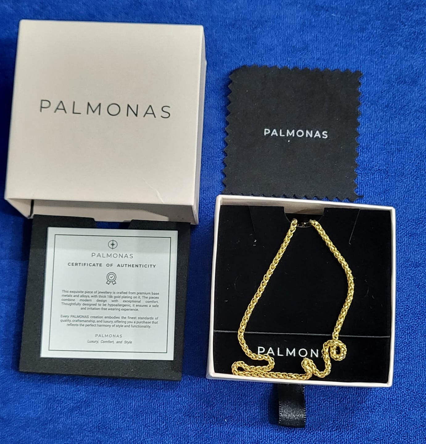 Customer photo review of Wheat Chain | 3MM