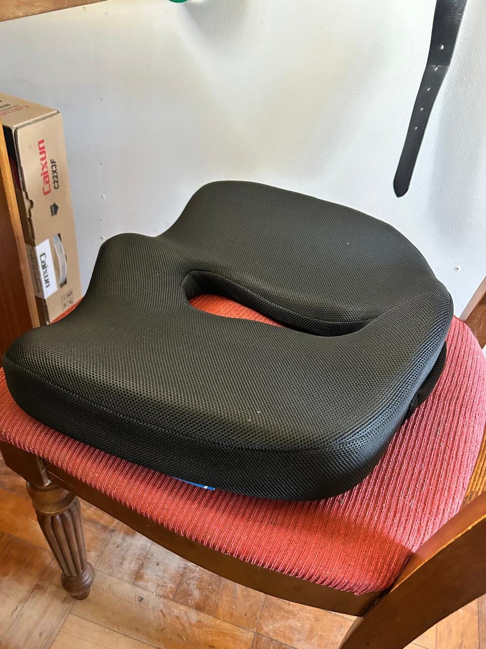 Customer photo review of Cojín Ergonómico de Gel Viscoelástico