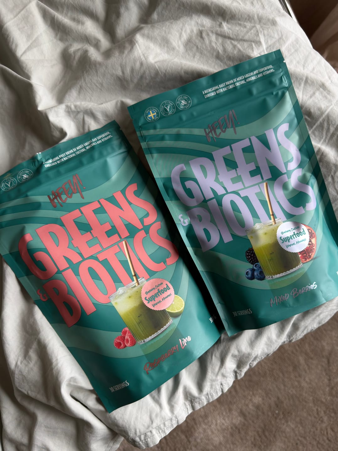 Customer photo review of Greens & Biotics Superfood + Probiotics