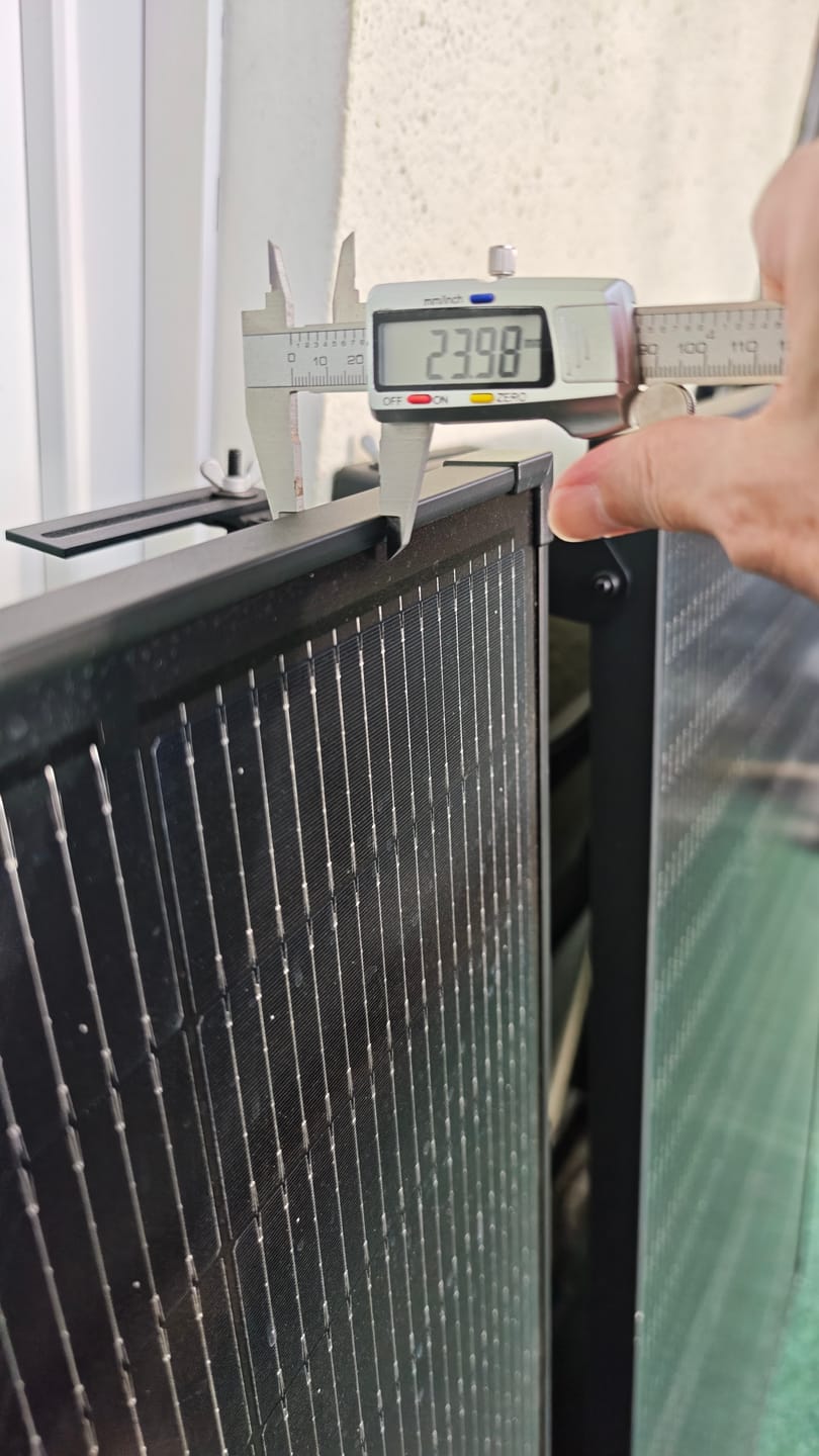 Customer photo review of Ray Solarmodul 200W Komplett Schwarz