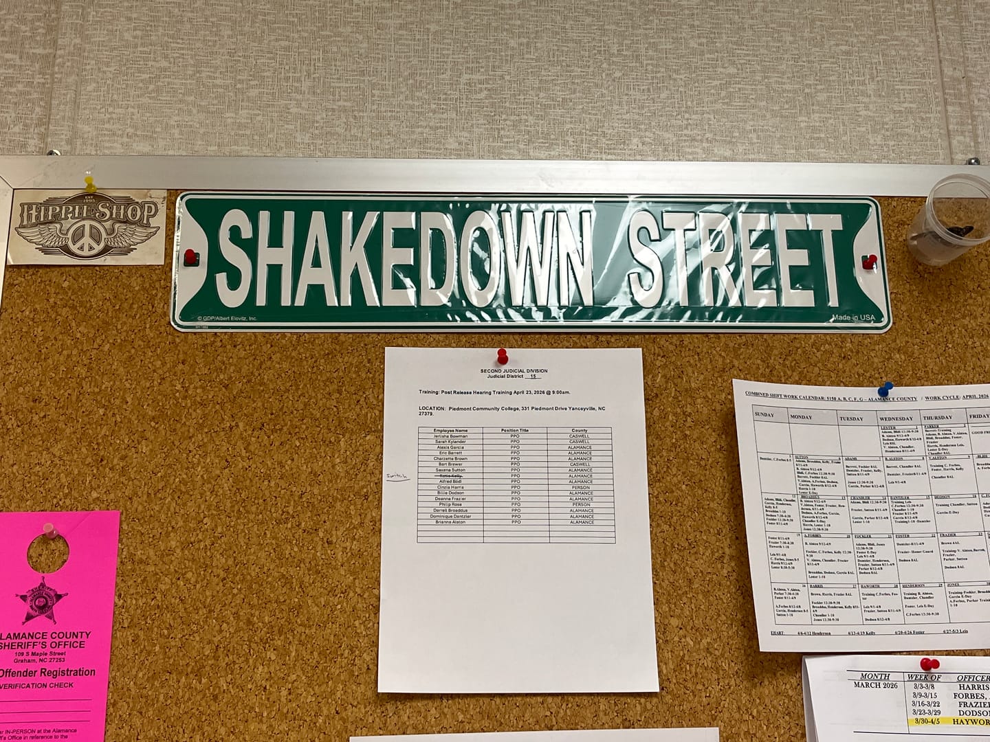 Customer photo review of Grateful Dead Shakedown Street Sign