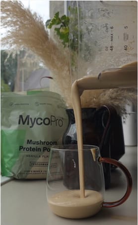 Customer photo review of MycoPro - Rich Chocolate Protein Powder