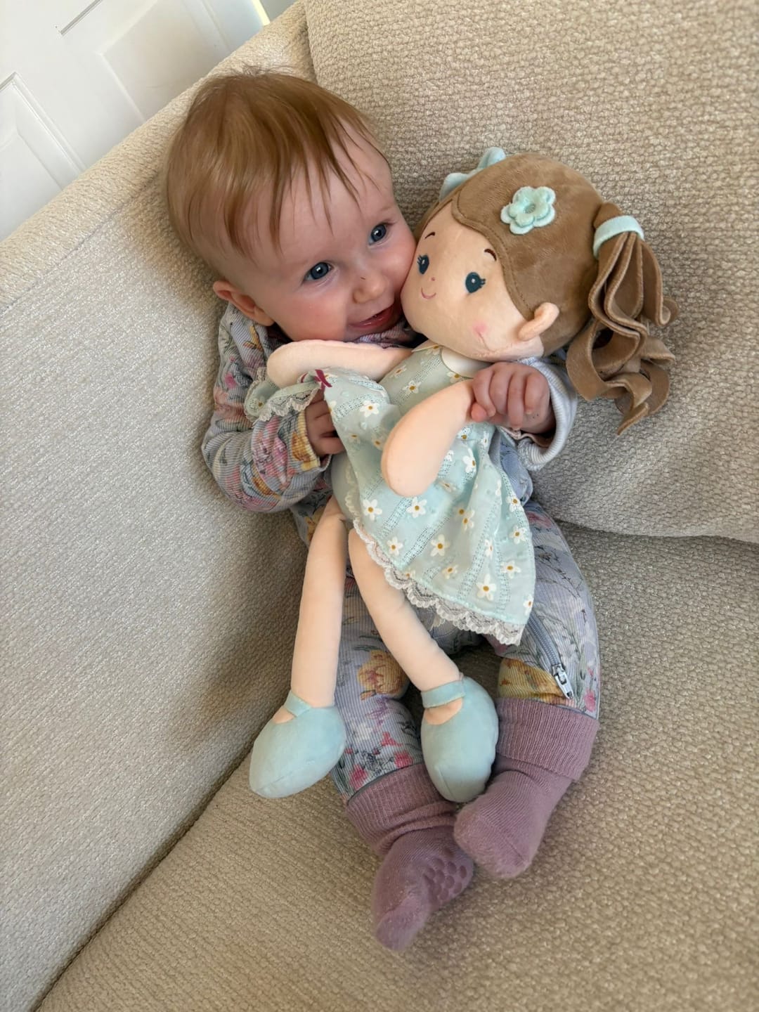 Customer photo review of Personalized Melia Girl - Blue