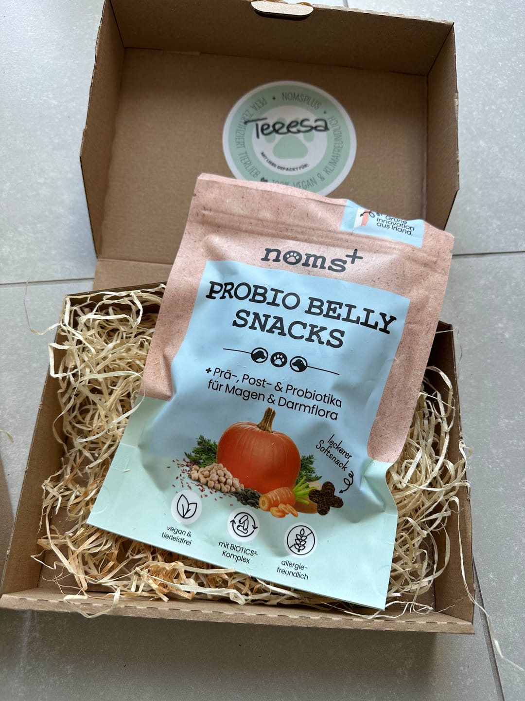 Customer photo review of Bauchwohl-Komplex für Hunde bei Magen-Darm-Beschwerden: hochdosiert & hypoallergen