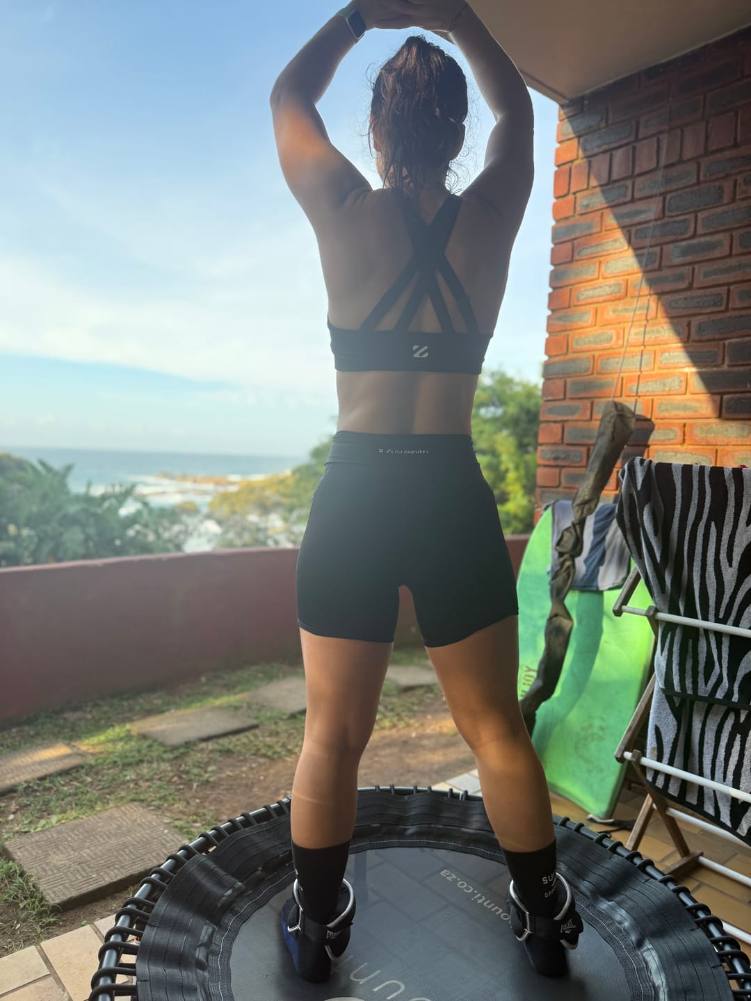 Customer photo review of High-Rise Pockets Shorts