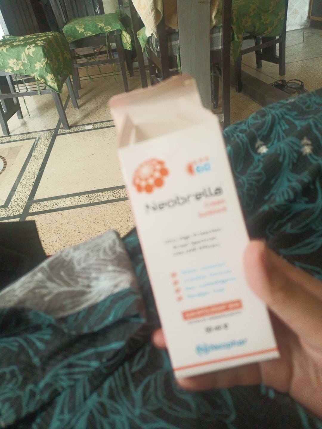 Customer photo review of Neobrella Sunblock Cream SPF60 PA+++