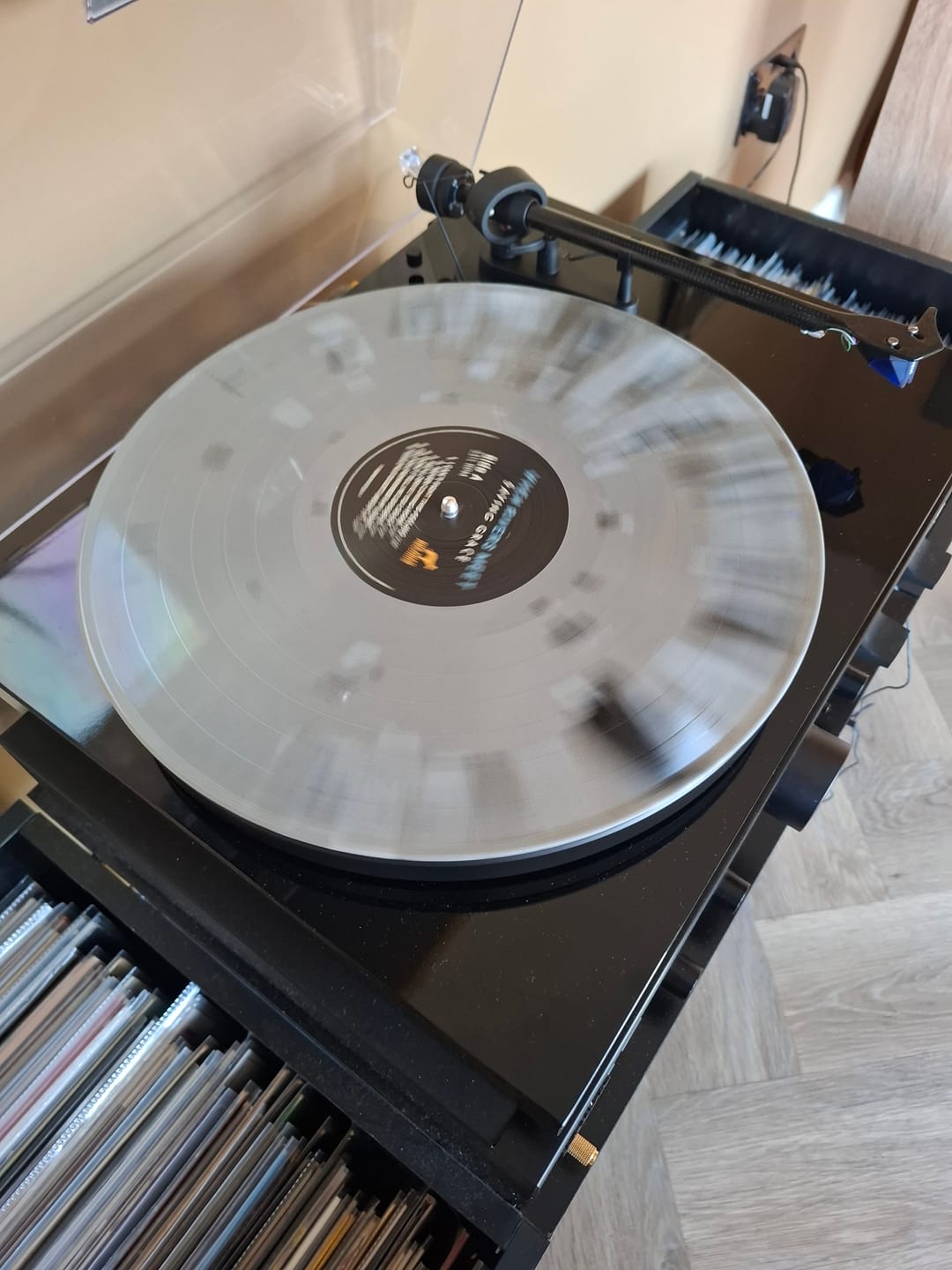 Customer photo review of SAVING GRACE ~ SILVER SPLATTER VINYL 50% OFF