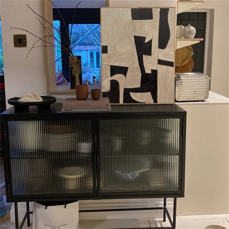 Customer photo review of Wabi Sabi Abstract Wall Art #WA123