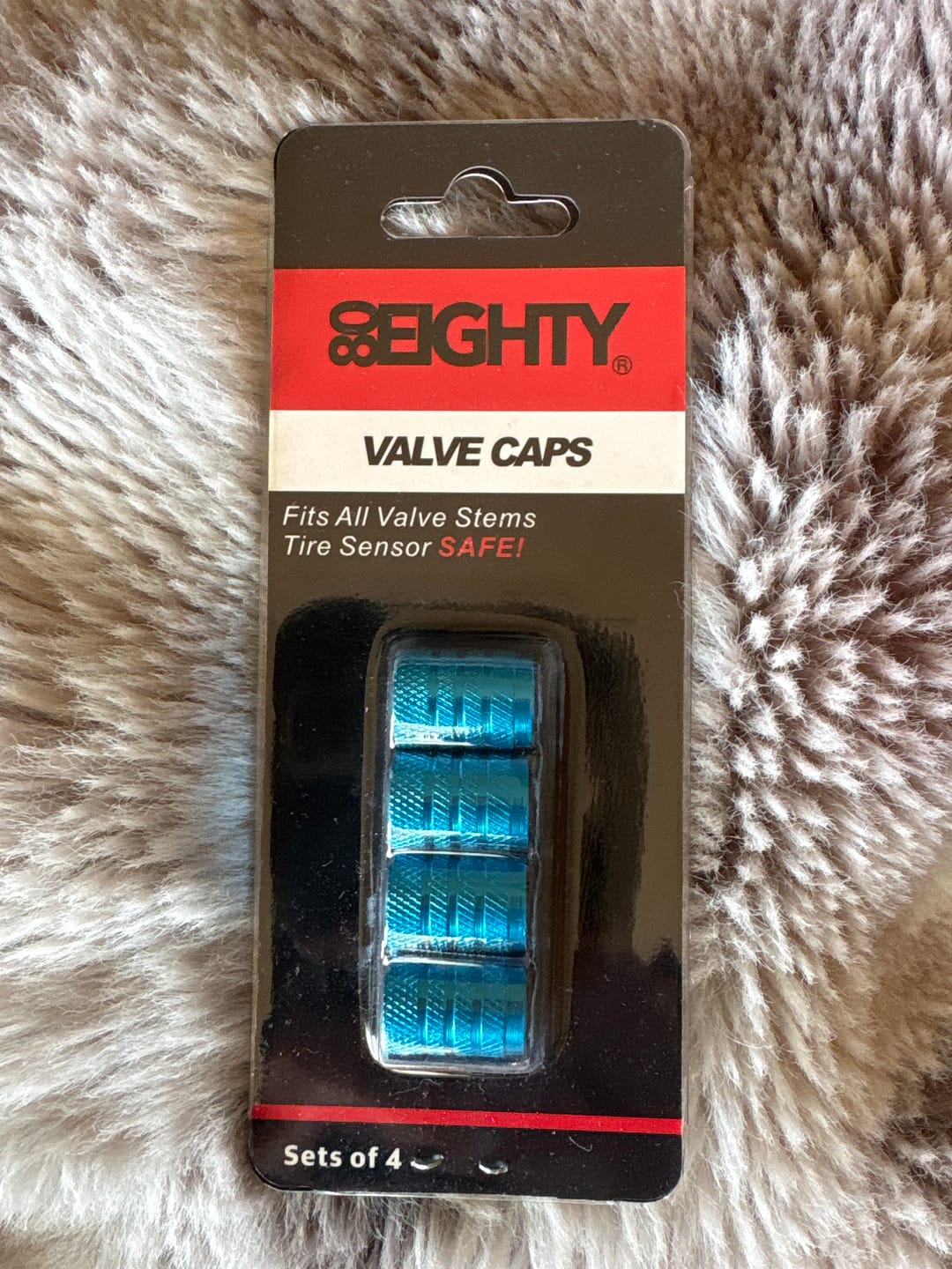 Customer photo review of 80Eighty® Teal Valve Stem Caps