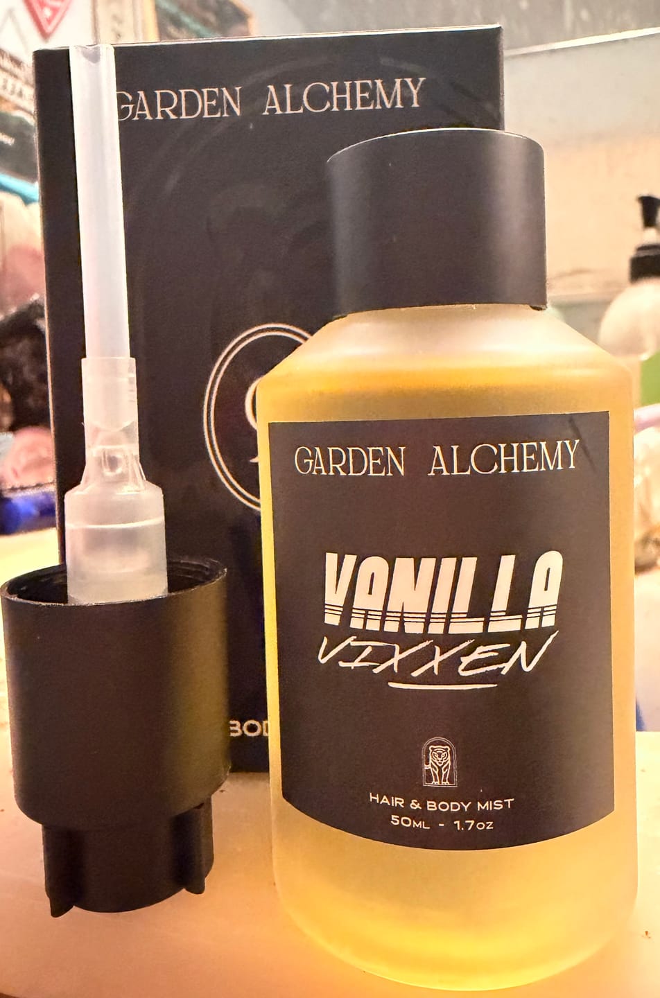 Customer photo review of VANILLA VIXXEN BODY OIL