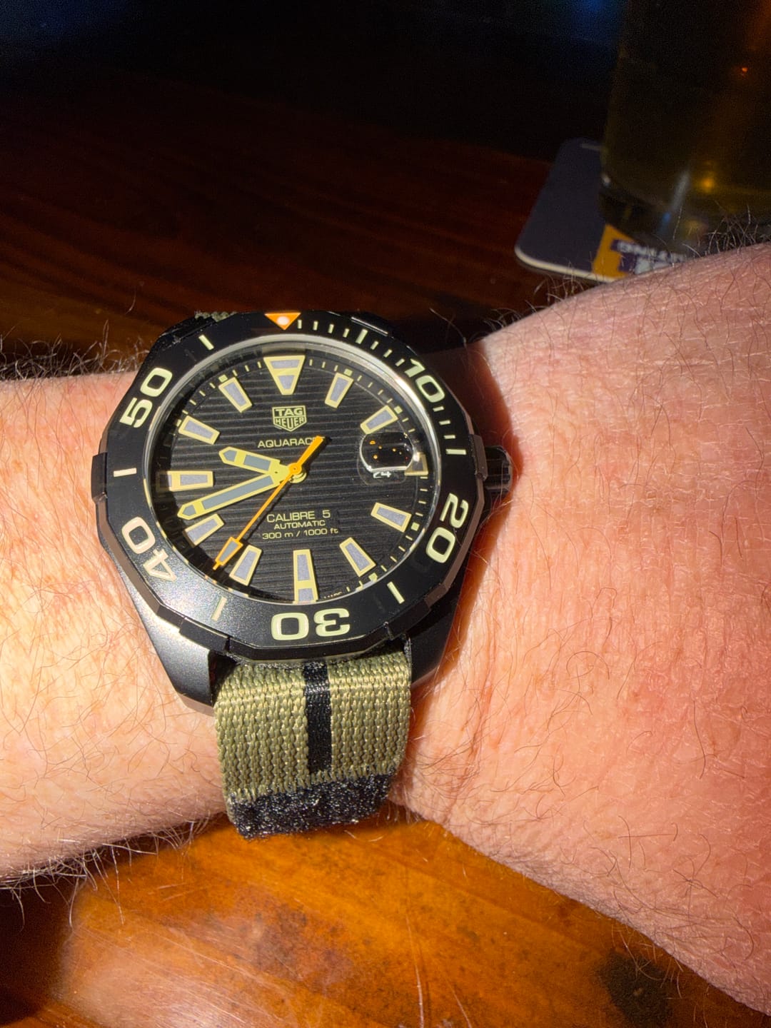 Customer photo review of Glomar Explorer - Hook & Loop Strap Striped