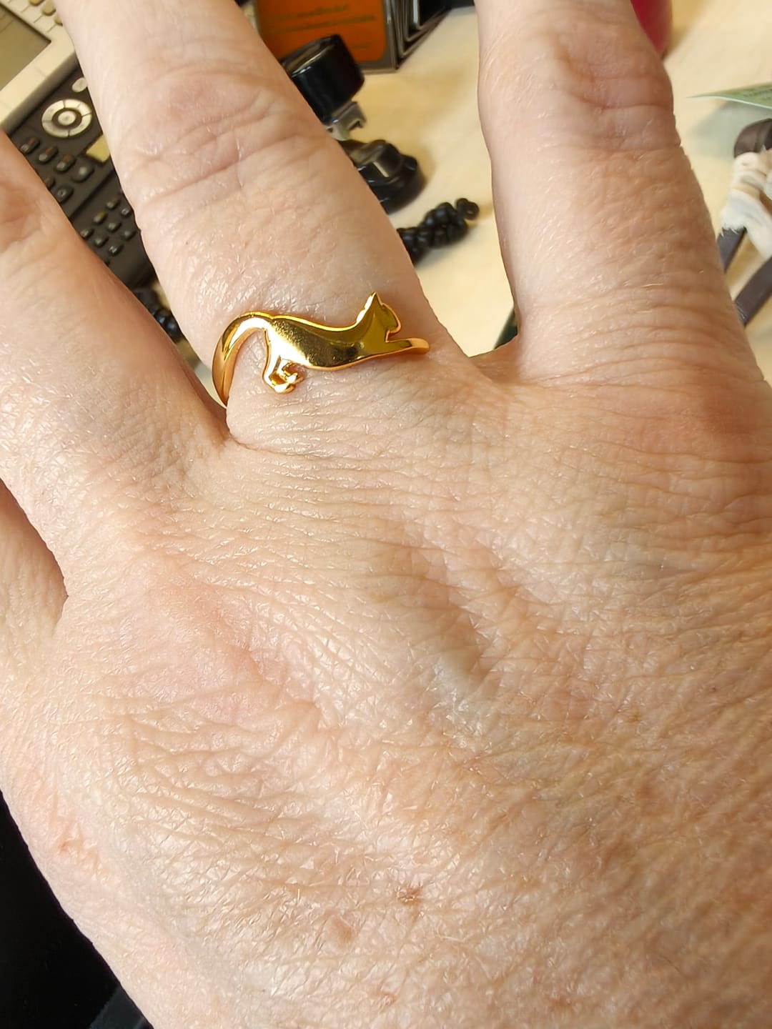 Customer photo review of Anillo Gatuno