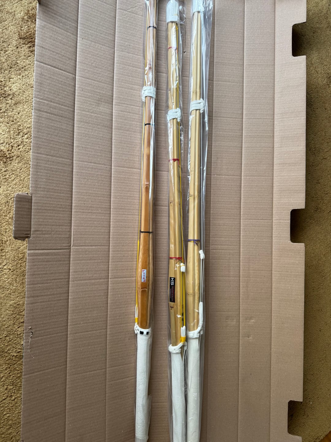 Customer photo review of Mixed Shinai Set - Set of 3