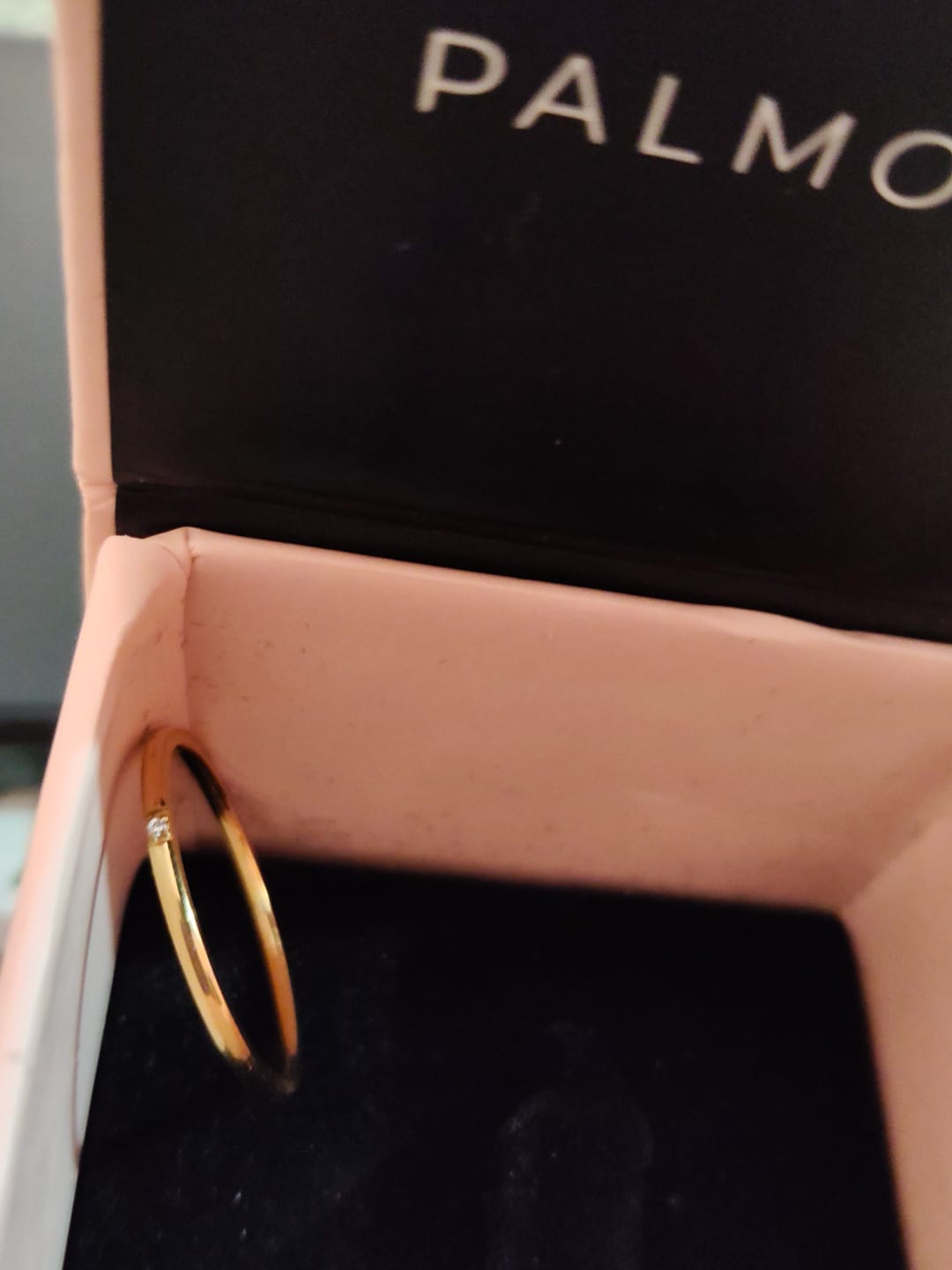 Customer photo review of Smooth Thin Stacking Ring
