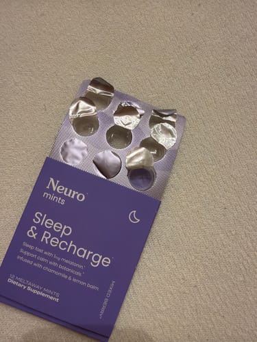 Customer photo review of Sleep & Recharge Mints