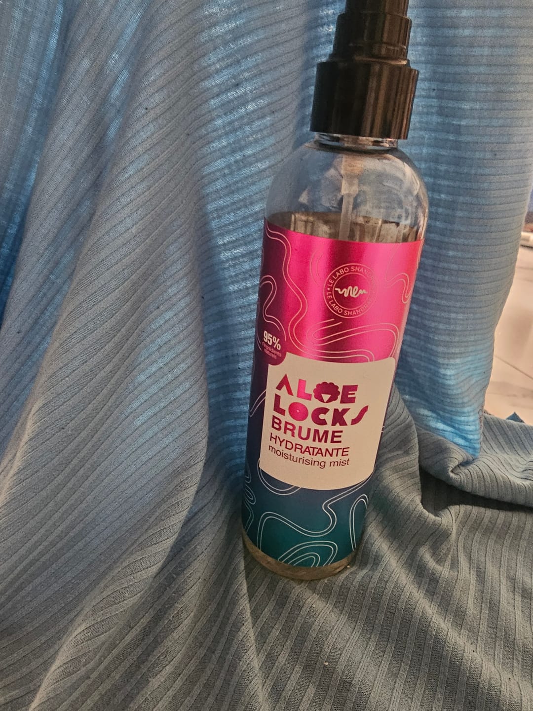 Customer photo review of Aloé Locks - Brume Hydratante & rafraîchissante