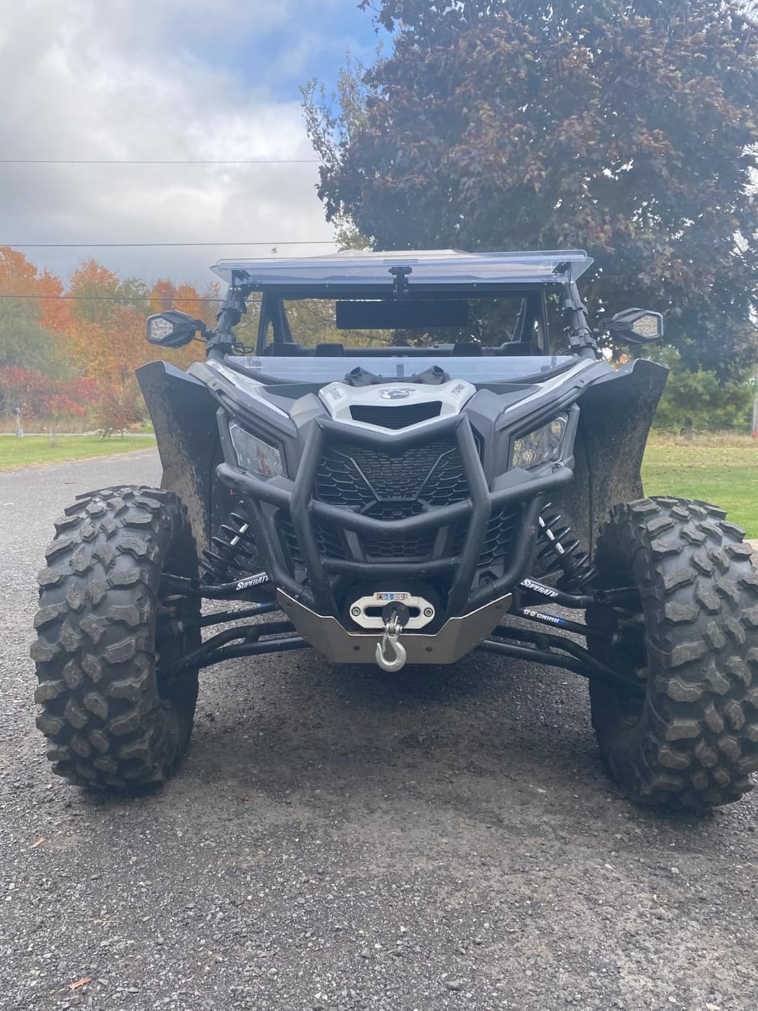 Customer photo review of UTV Sound Bar RGB 25'' Bluetooth Multicolor Lights 500W Amplifier 1.25''-2'' Roll Bar