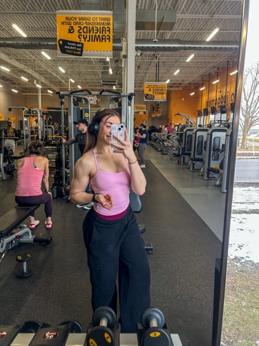 Customer photo review of Surge Tank — Pink