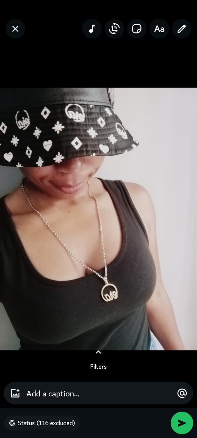 Customer photo review of Silver Era Necklace