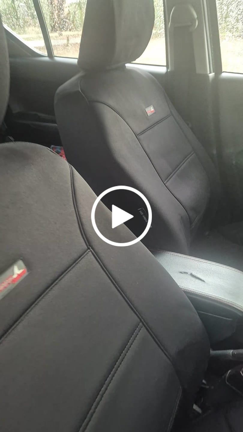 Customer video review of Sharkskin Neoprene Universal Front Seat Covers - Black