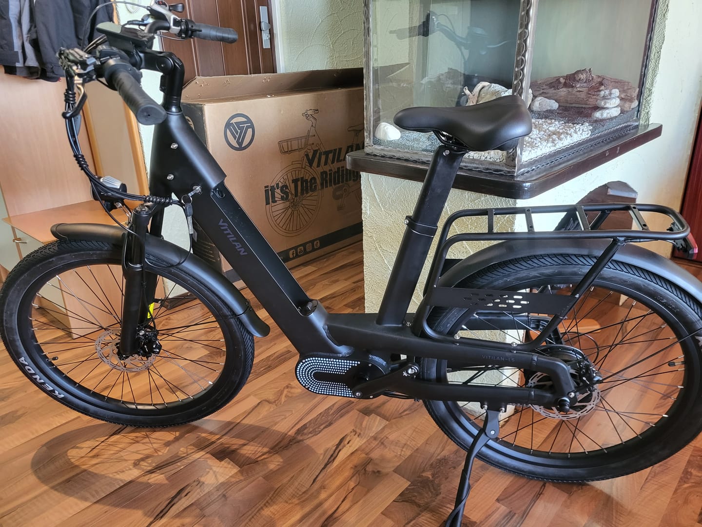 Customer photo review of Vitilan L5 Urban Commuter Electric Bike