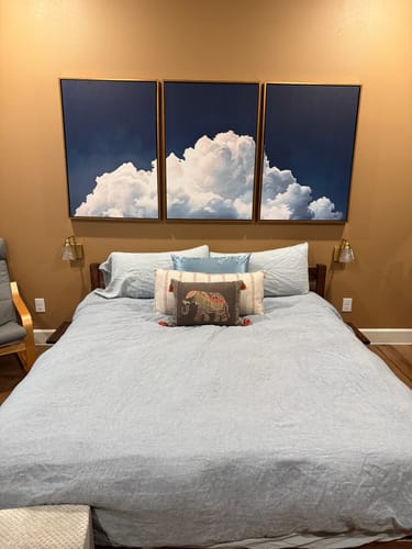 Customer photo review of Dreaming Cloud Set of 3 Prints