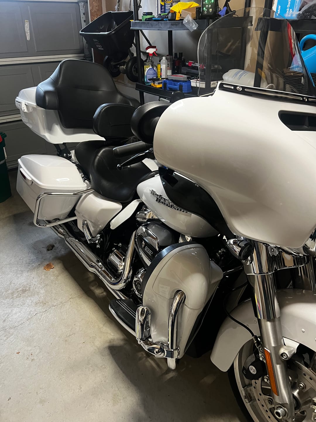 Customer photo review of Mid Frame Air Deflectors & Heat Shield for 2009-2025 Harley Touring Models