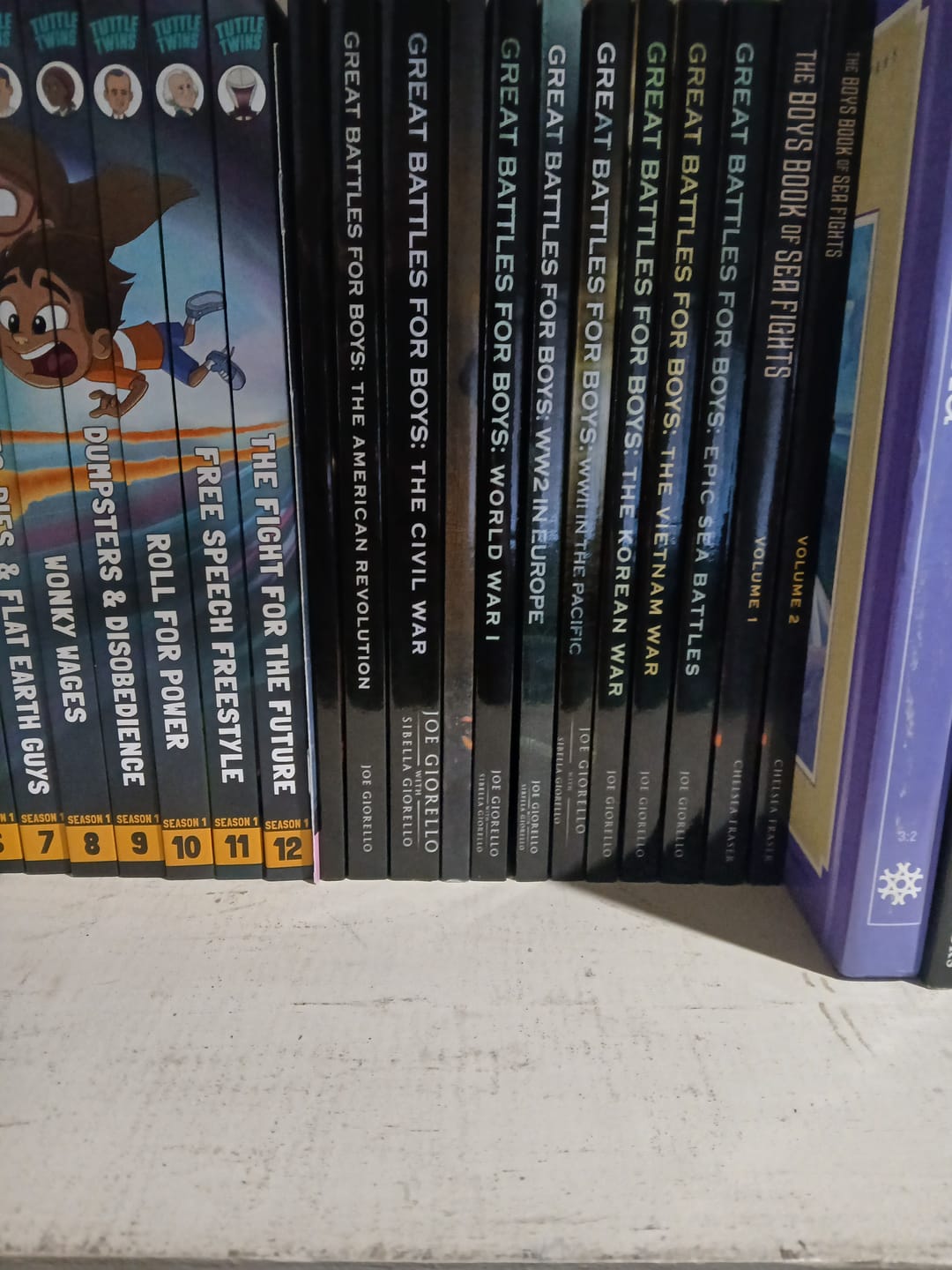 Customer photo review of Great Battles For Boys Complete Series — FREE SHIPPING!